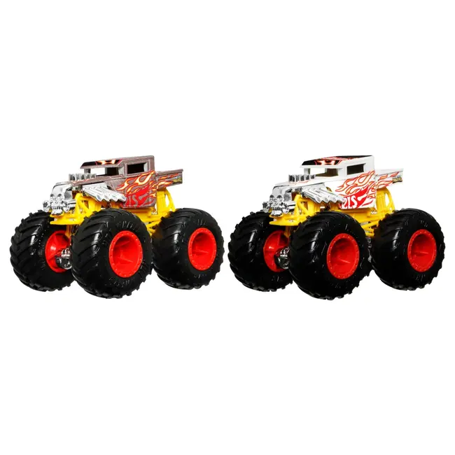 HOT WHEELS MONSTER TRUCK CAMION BONE SHAKER CU CULORI SCHIMBATOARE SCARA 1:64 VIVMTHGX06_HGX07