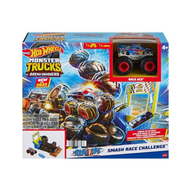 HOT WHEELS MONSTER TRUCKS ENTRY CHALLENGE ARENA SMASHERS PROVOCAREA SMASH RACE VIVMTHNB87_HNB89