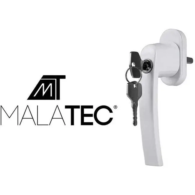 Maner de siguranta pentru geam cu cheie Malatec MY6824 BBJMY6824_Alb