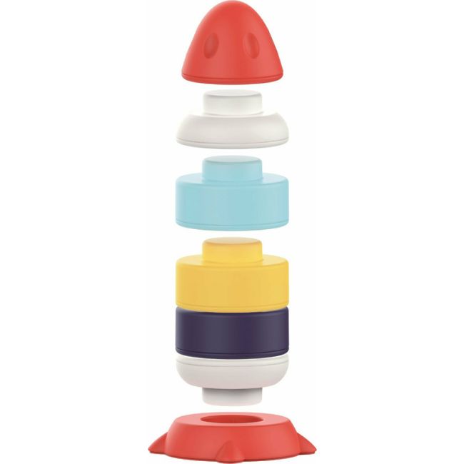 Masuta interactiva 2 in 1 pentru bebelusi, Educationala, Cu lumini si sunete, Cu panou detasabil si reversibil, Partea reversibila pentru Lego Duplo, Fun Table, Free2Play, Dimensiuni 35.5 cm x 31 cm x 41.5 cm, Multicolor BYN46873