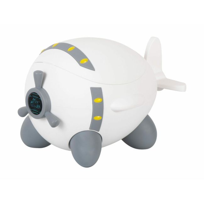 Olita copii, In forma de avion, Potty Plane, FreeON, 32 cm x 28 cm x 41 cm, White/Grey BYN42318