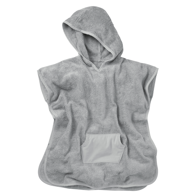 Poncho de baie pentru bebeluși Stone grey Rotho Babydesign