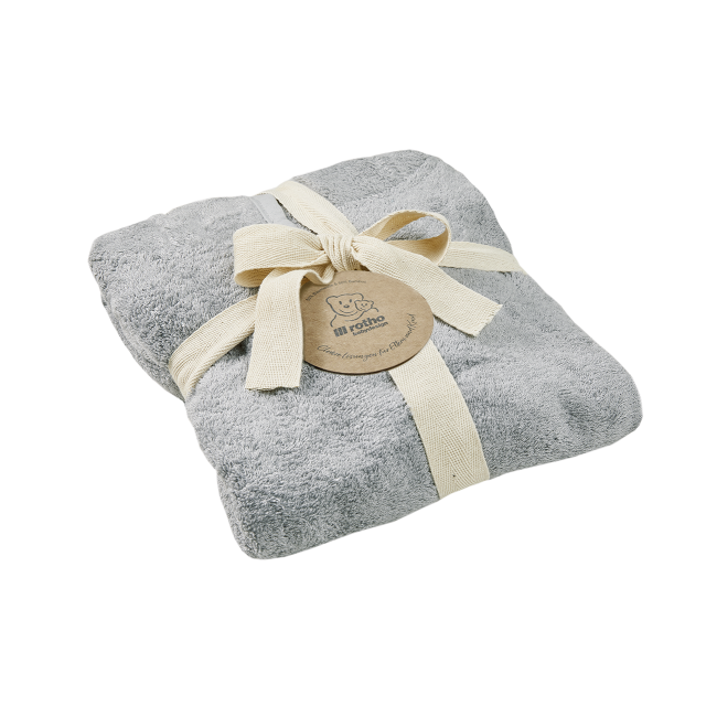 Poncho de baie pentru bebeluși Stone grey Rotho Babydesign