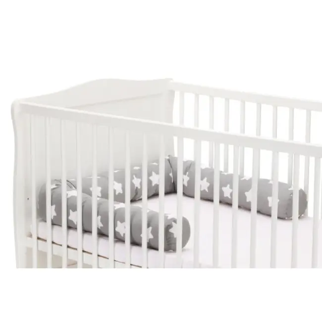 Protectie laterale pentru pat lemn 190 cm Star grey Fillikid