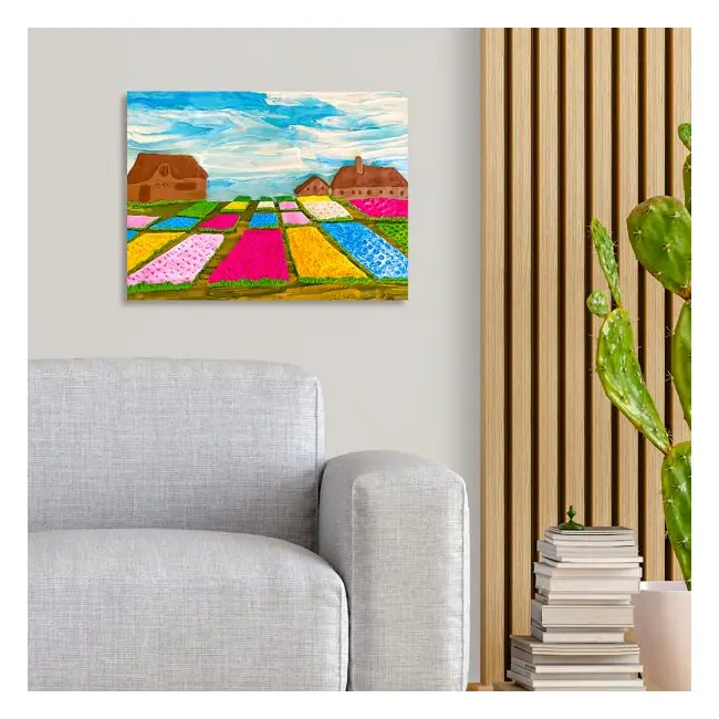 Set pictura 3D cu argila usoara, 30*40cm - Flowers KRTOK10001