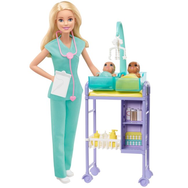 BARBIE YOU CAN BE ANYTHING PAPUSA DOCTOR PEDIATRU VIVMTGKH23