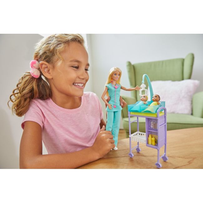 BARBIE YOU CAN BE ANYTHING PAPUSA DOCTOR PEDIATRU VIVMTGKH23