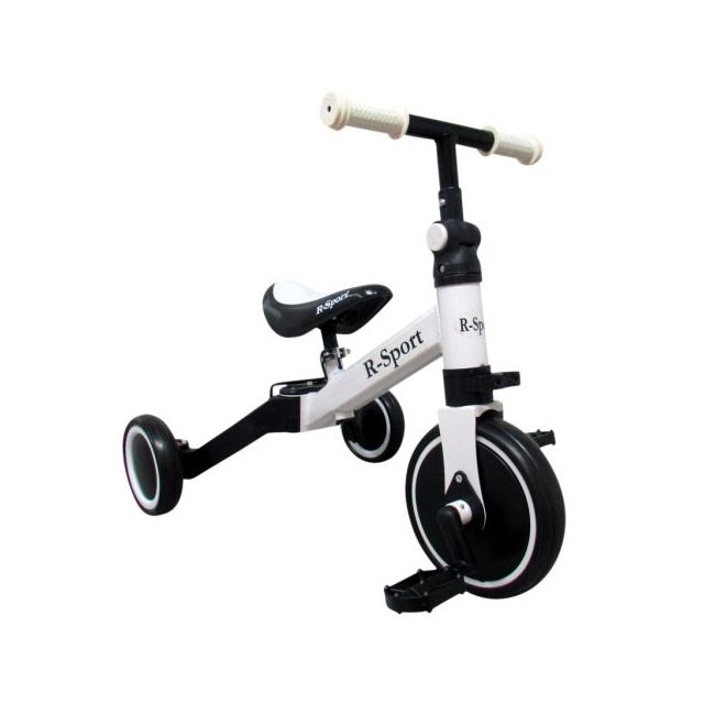 Bicicleta multifunctionala 4 in 1 cu pedale detasabile p8 r-sport - alb edeedip8alb