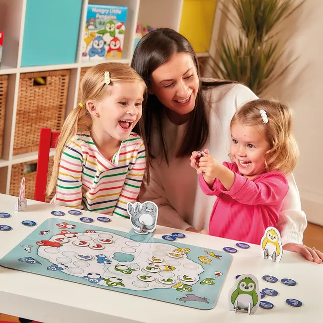 Joc de societate pinguini mici si flamanzi hungry little penguins or119