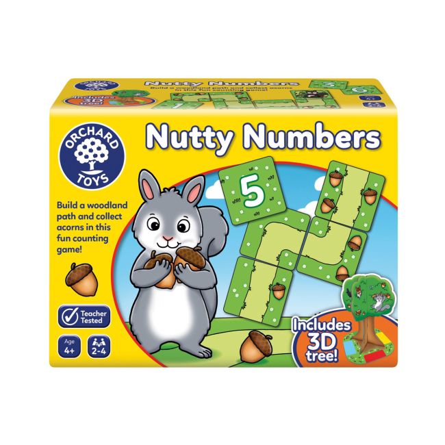 Joc educativ cu numere veveritele nutty numbers or121