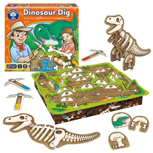 Joc educativ descoperirea dinozaurilor dinosaur dig or124