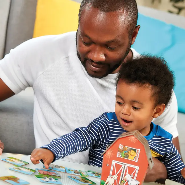 Joc educativ familii de la ferma farmyard families or117