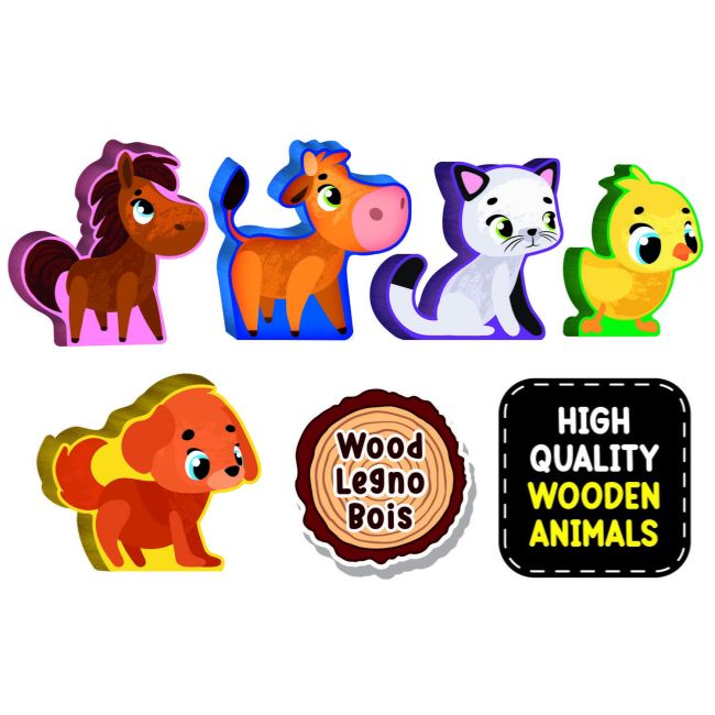 Joc montessori - distractie cu animalute