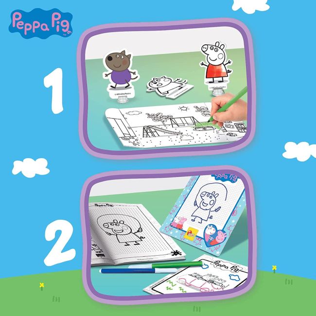 Kit creatie cu ghiozdanel - peppa pig