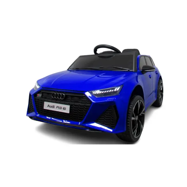 Masinuta electrica cu telecomanda audi rs6 r-sport - albastru edeediaudirs6albastru