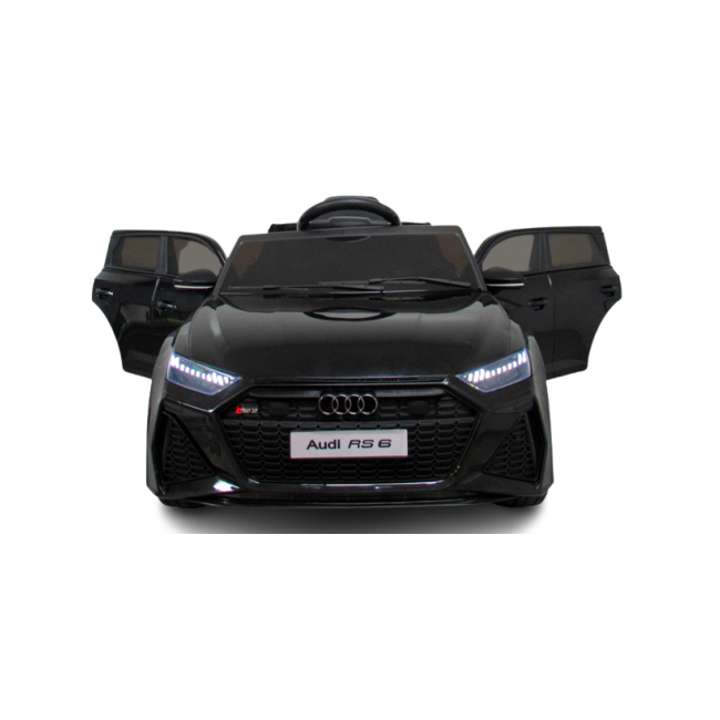 Masinuta electrica cu telecomanda audi rs6 r-sport - negru edeediaudirs6negru