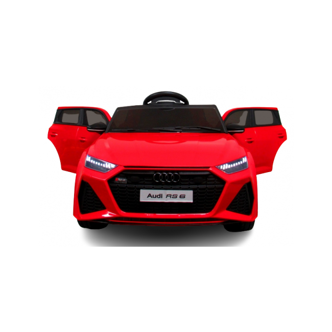 Masinuta electrica cu telecomanda audi rs6 r-sport - rosu edeediaudirs6rosu