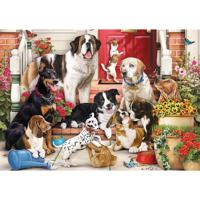 PUZZLE TREFL 1000 FORME ASCUNSE CATELUSII DRAGUTI VIV10675
