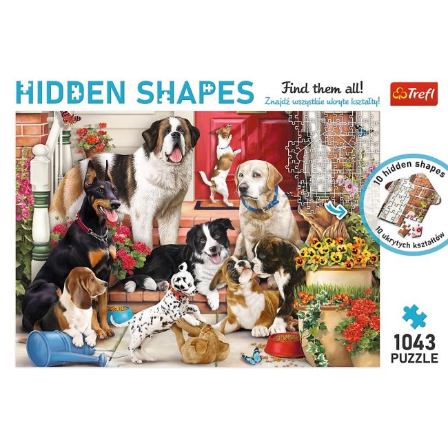 PUZZLE TREFL 1000 FORME ASCUNSE CATELUSII DRAGUTI VIV10675