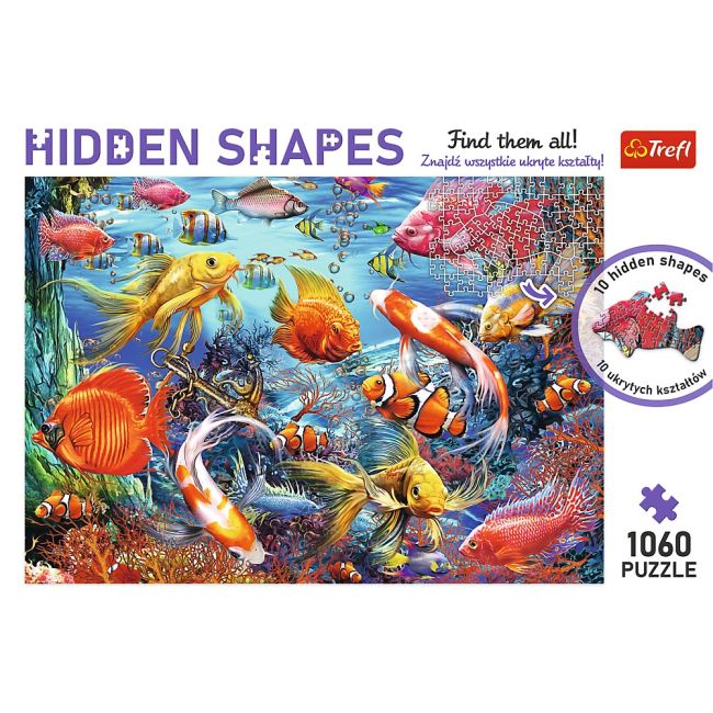 PUZZLE TREFL 1000 FORME ASCUNSE VIATA SUBACVATICA VIV10676