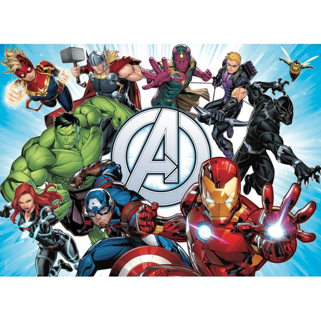Puzzle de colorat -  avengers (60 de piese)