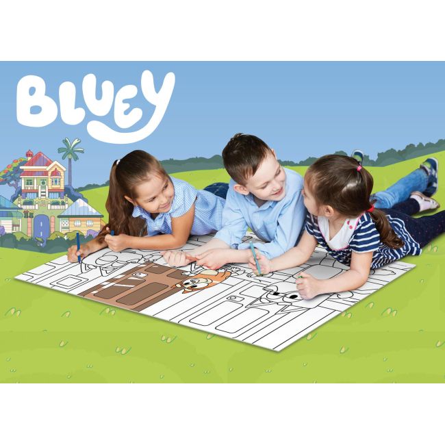 Puzzle de colorat - bluey (24 de piese)