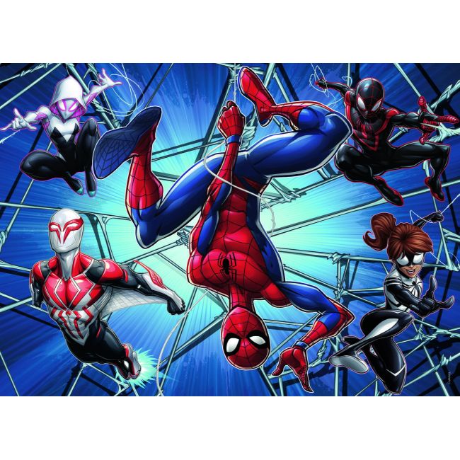 Puzzle de colorat - spiderman (60 de piese)