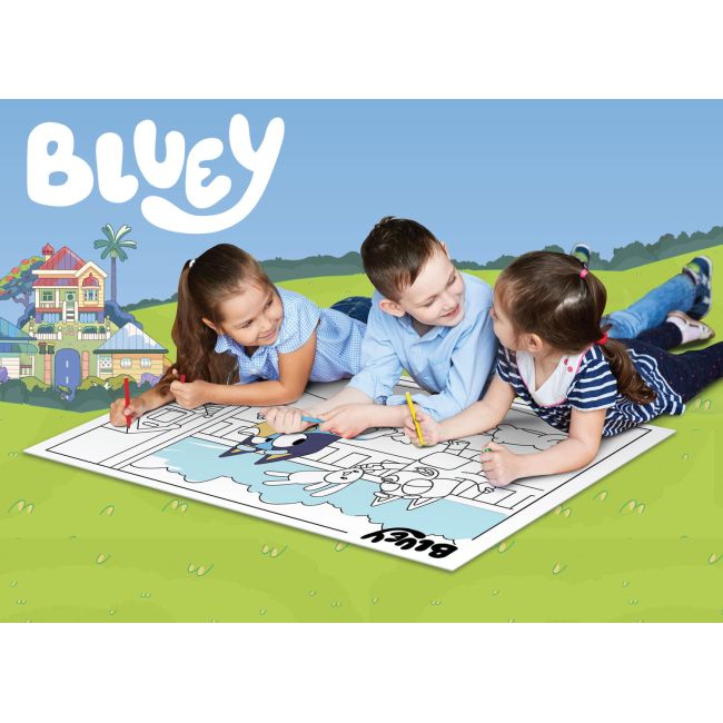 Puzzle de colorat maxi - bluey (60 de piese)