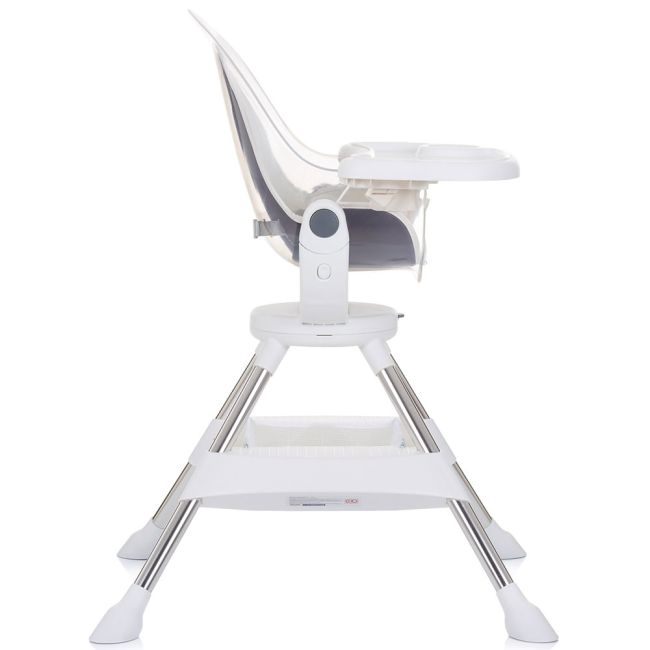 Scaun de masa cu sezut rotativ chipolino vision ivory hubsthvi0231iv