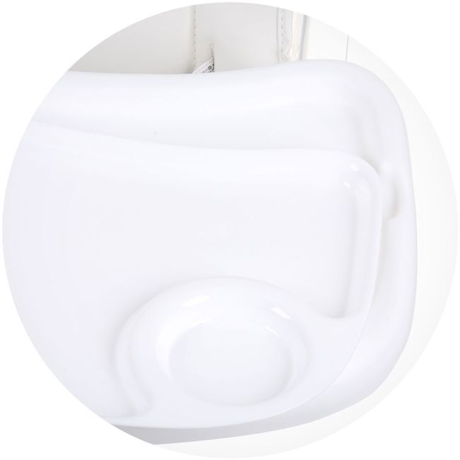 Scaun de masa cu sezut rotativ chipolino vision ivory hubsthvi0231iv