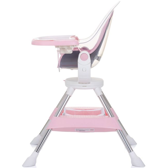 Scaun de masa cu sezut rotativ chipolino vision rose water hubsthvi0234rw