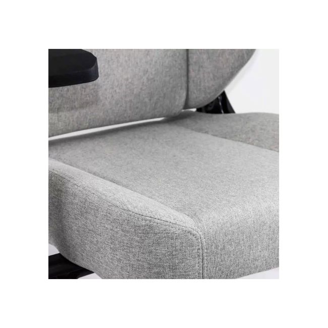 Scaun gaming cu cotiere reglabile 4d off 297, spatar reglabil, stofa, robust, cadru polipropilena, mecanism de balans, 130 kg, gri drm10071