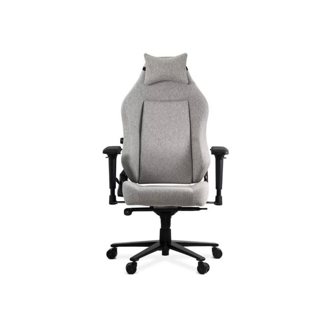 Scaun gaming cu cotiere reglabile 4d off 297, spatar reglabil, stofa, robust, cadru polipropilena, mecanism de balans, 130 kg, gri drm10071