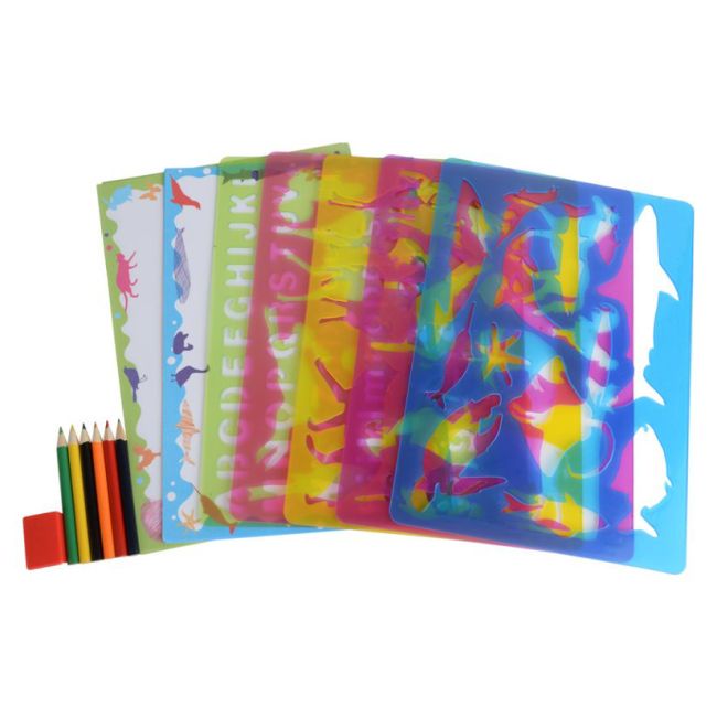 Set sabloane 150 forme - animale bb025