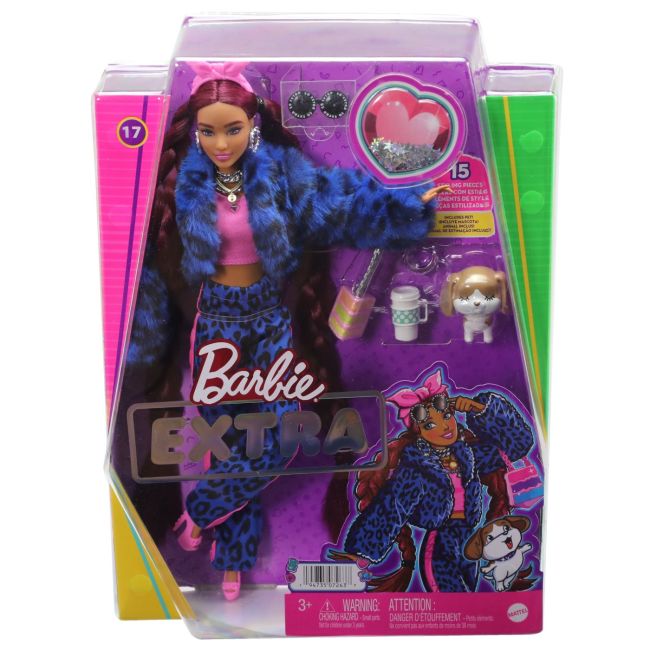 BARBIE EXTRA PAPUSA BARBIE ROSCATA VIVMTHHN09