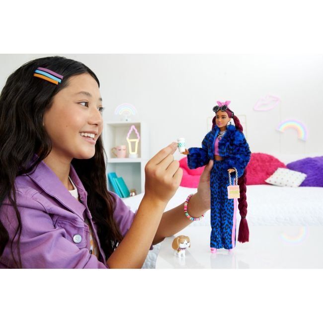 BARBIE EXTRA PAPUSA BARBIE ROSCATA VIVMTHHN09
