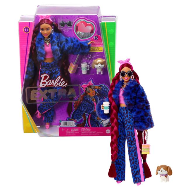 BARBIE EXTRA PAPUSA BARBIE ROSCATA VIVMTHHN09