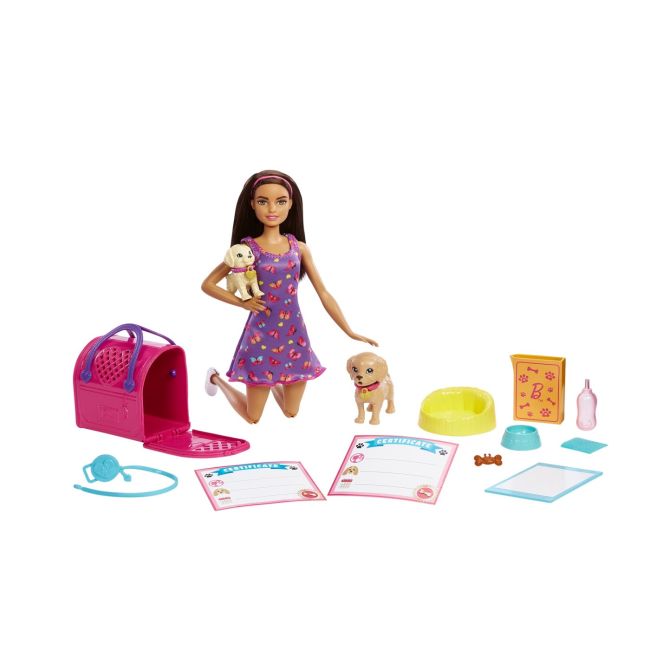 BARBIE SET PAPUSA BARBIE PUP ADOPTION VIVMTHKD86