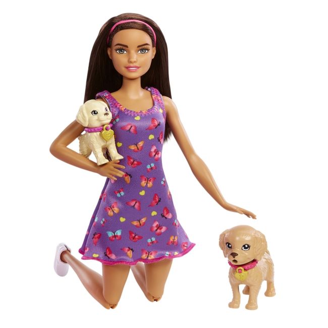 BARBIE SET PAPUSA BARBIE PUP ADOPTION VIVMTHKD86