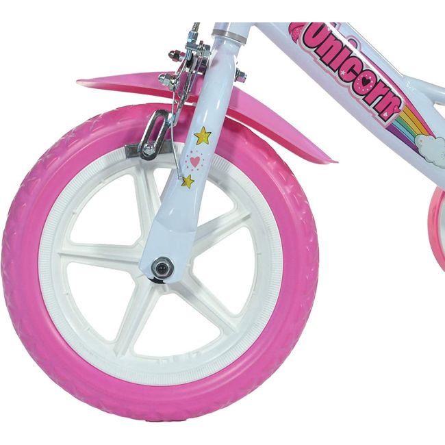 Bicicleta copii dino bikes 12' unicorn hubdb-124rl-un