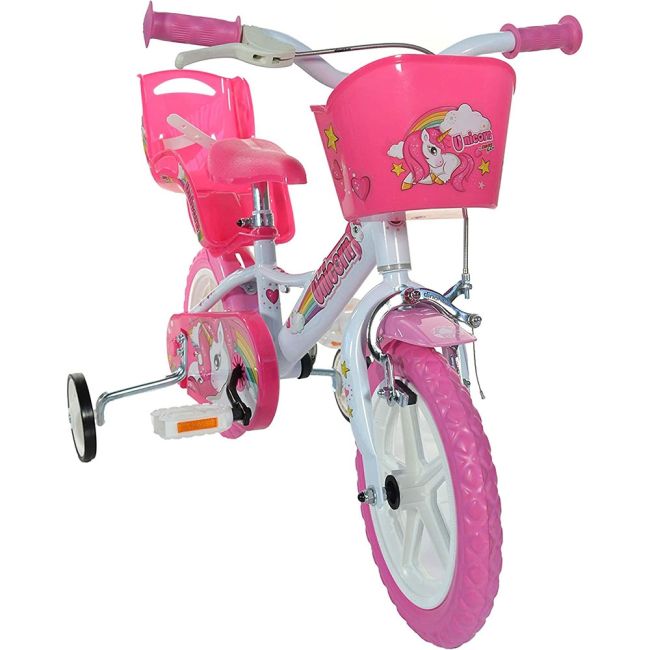 Bicicleta copii dino bikes 12' unicorn hubdb-124rl-un