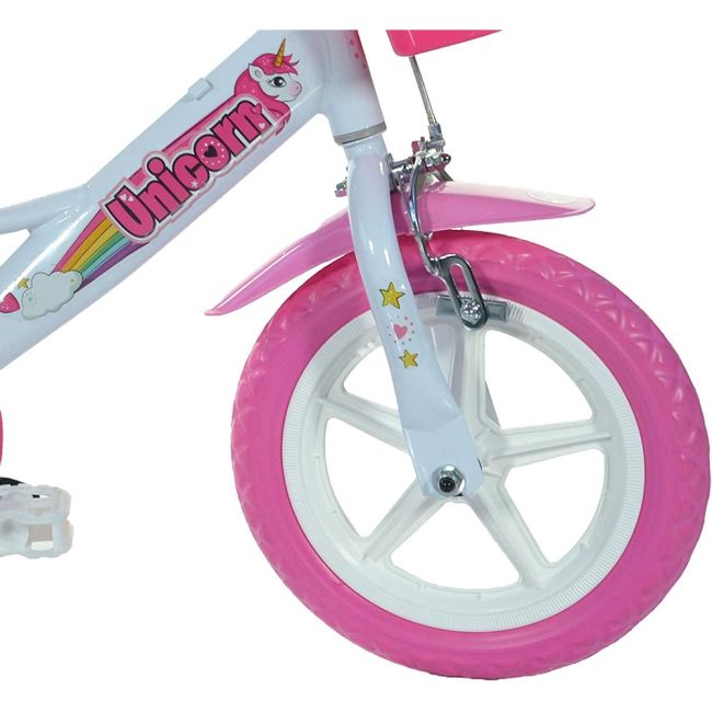Bicicleta copii dino bikes 12' unicorn hubdb-124rl-un
