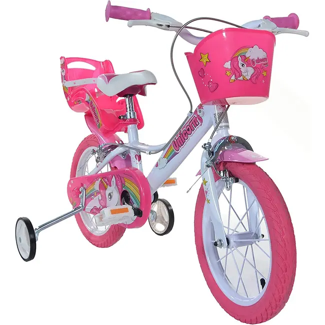 Bicicleta copii dino bikes 14' unicorn hubdb-144r-un