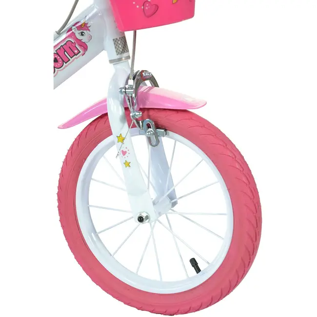 Bicicleta copii dino bikes 14' unicorn hubdb-144r-un