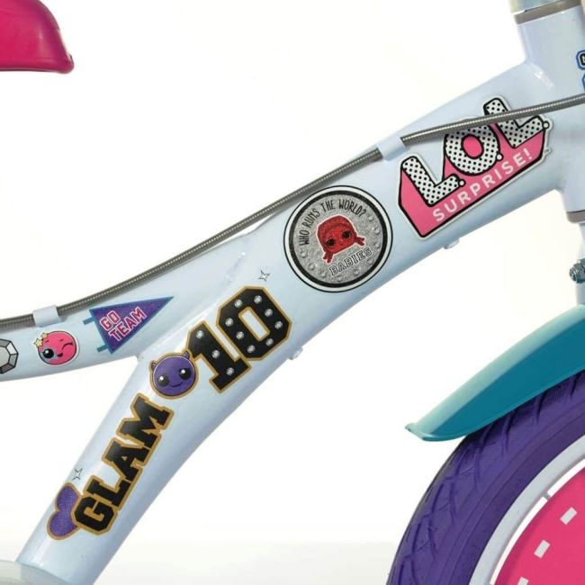 Bicicleta copii dino bikes 16' lol hubdb-616g-lol