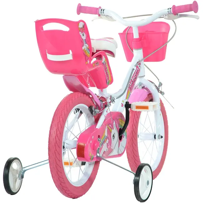 Bicicleta copii dino bikes 16' unicorn hubdb-164r-un