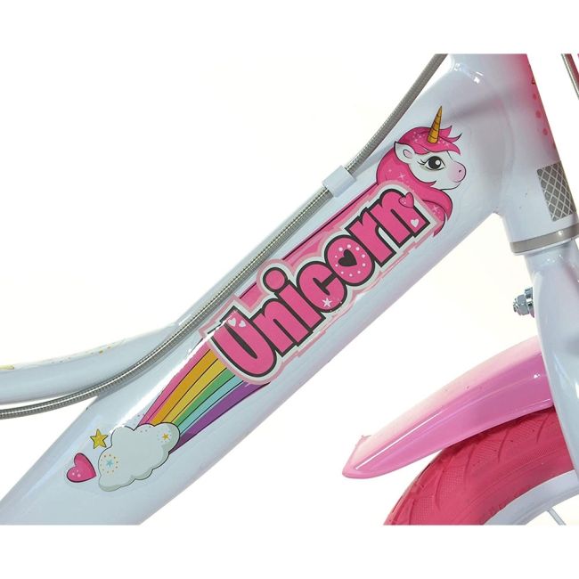 Bicicleta copii dino bikes 16' unicorn hubdb-164r-un