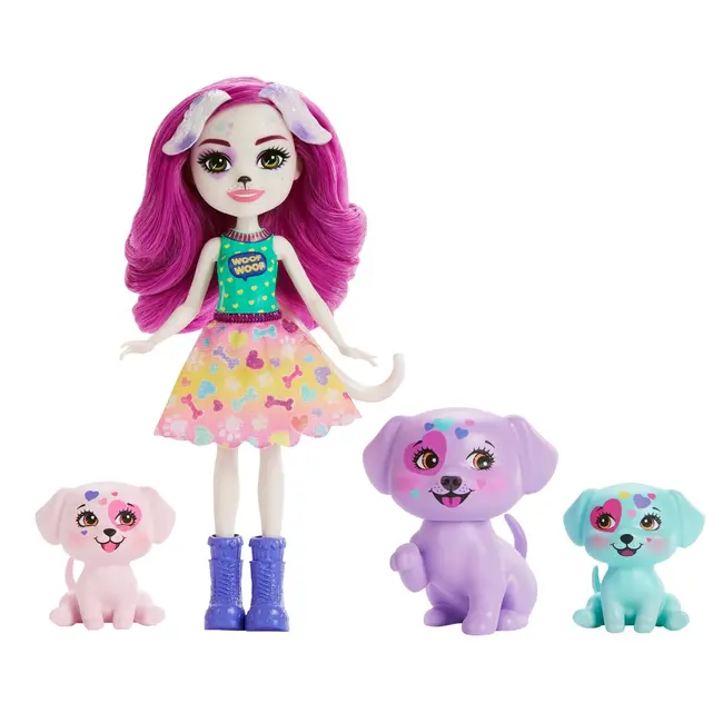 ENCHANTIMALS CITY TAILS MAIN STREET FAMILIA DESSEI DALMATIAN VIVMTHKN14