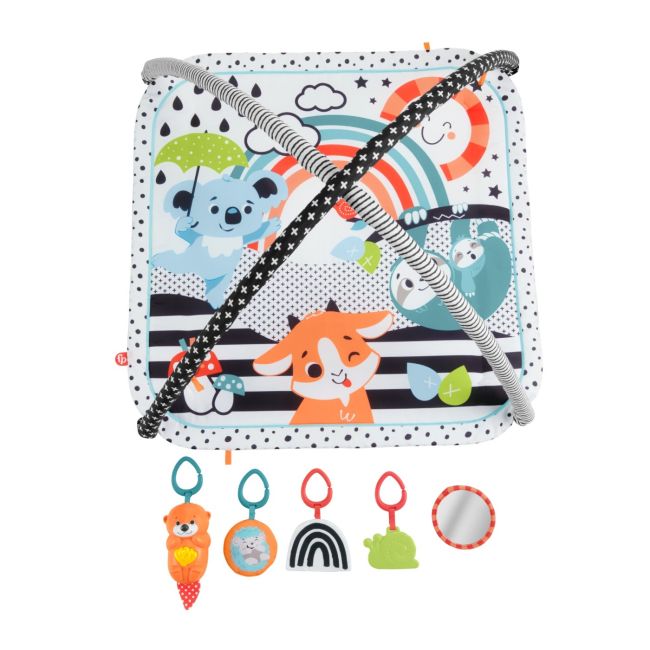 FISHER PRICE SALTEA MUZICALA 3 IN 1 CU CENTRU DE ACTIVITATI VIVMTHBP41