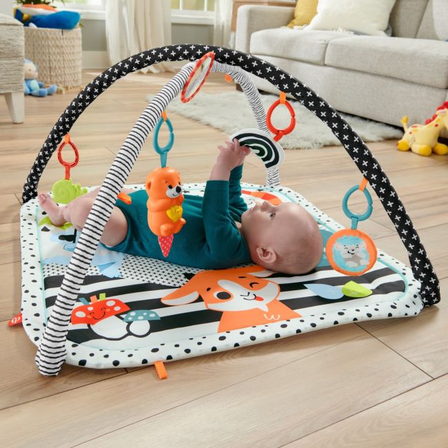 FISHER PRICE SALTEA MUZICALA 3 IN 1 CU CENTRU DE ACTIVITATI VIVMTHBP41